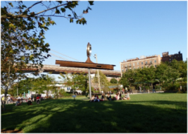 Brooklyn Bridge Park, a 10-minute drive from the “Real World House.”