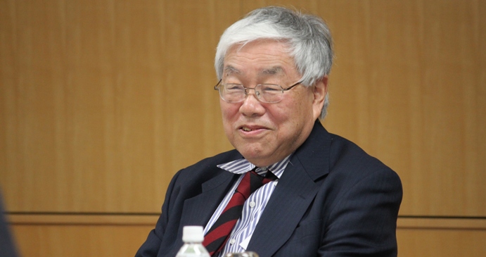 Koichi Hamada, the Tuntex Professor Emeritus of Economics at Yale University.