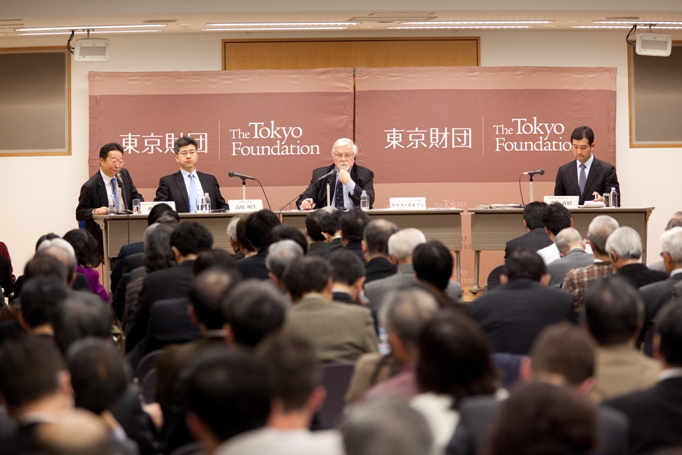 From left to right, Tsuneo Watanabe, Akio Takahara, Chris Nelson, and Takaaki Asano.